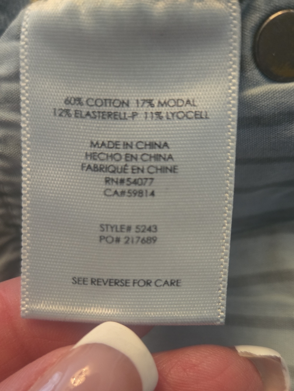 CAbi Beach Club Wash Raw Hem Tomboy  Denim Shorts Style #5243 - Picture 13 of 13